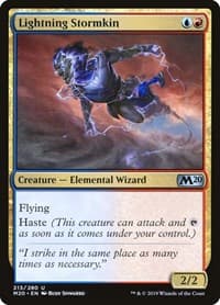 Lightning Stormkin - Core Set 2020 - Magic: The Gathering card