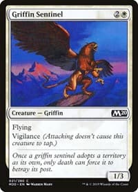Griffin Sentinel - Core Set 2020 - Magic: The Gathering card