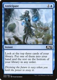 Anticipate - Core Set 2020 - Magic: The Gathering card