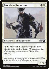 Moorland Inquisitor - Core Set 2020 - Magic: The Gathering card
