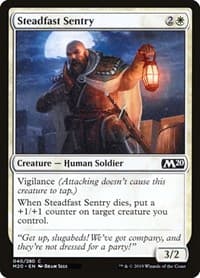 Steadfast Sentry - Core Set 2020 - Magic: The Gathering card