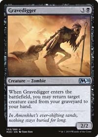 Gravedigger - Core Set 2020 - Magic: The Gathering card