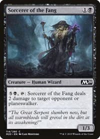Sorcerer of the Fang - Core Set 2020 - Magic: The Gathering card