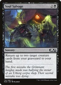 Soul Salvage - Core Set 2020 - Magic: The Gathering card