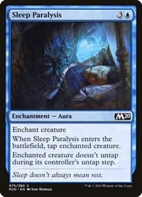 Sleep Paralysis - Core Set 2020 - Magic: The Gathering card