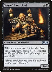 Vengeful Warchief - Core Set 2020 - Magic: The Gathering card