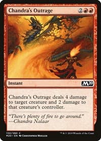 Chandra's Outrage - Core Set 2020 - Magic: The Gathering card