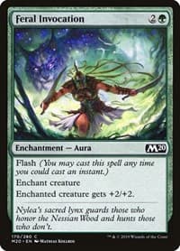 Feral Invocation - Core Set 2020 - Magic: The Gathering card