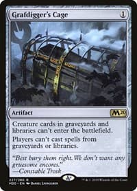 Grafdigger's Cage - Core Set 2020 - Magic: The Gathering card