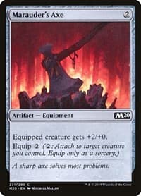 Marauder's Axe - Core Set 2020 - Magic: The Gathering card