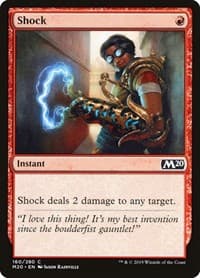 Shock - Core Set 2020 - Magic: The Gathering card