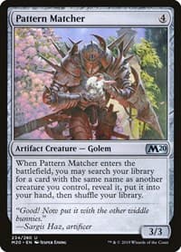 Pattern Matcher - Core Set 2020 - Magic: The Gathering card