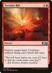 Tectonic Rift - Core Set 2020 - Magic: The Gathering card