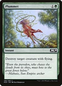 Plummet - Core Set 2020 - Magic: The Gathering card