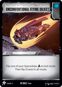 Unconventional Flying Object - War for Cybertron: Siege I - Transformers TCG card