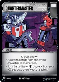 Quartermaster - War for Cybertron: Siege I - Transformers TCG card