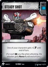 Steady Shot - War for Cybertron: Siege I - Transformers TCG card