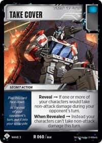 Take Cover - War for Cybertron: Siege I - Transformers TCG card