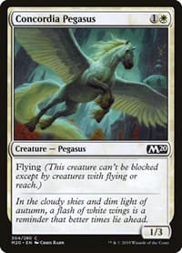 Concordia Pegasus - Core Set 2020 - Magic: The Gathering card