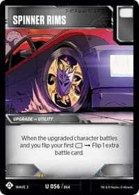 Spinner Rims - War for Cybertron: Siege I - Transformers TCG card