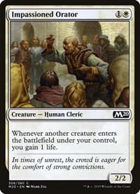 Impassioned Orator - Core Set 2020 - Magic: The Gathering card