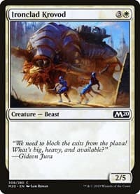 Ironclad Krovod - Core Set 2020 - Magic: The Gathering card