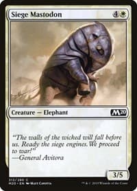 Siege Mastodon - Core Set 2020 - Magic: The Gathering card