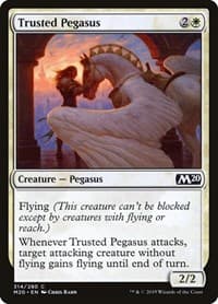 Trusted Pegasus - Core Set 2020 - Magic: The Gathering card