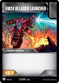 EM24 IR Laser Launcher - War for Cybertron: Siege I - Transformers TCG card