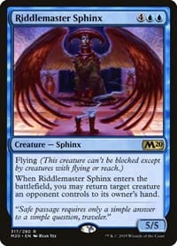 Riddlemaster Sphinx - Core Set 2020 - Magic: The Gathering card