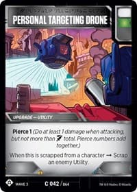 Personal Targeting Drone - War for Cybertron: Siege I - Transformers TCG card