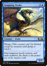 Snapping Drake - Core Set 2020 - Magic: The Gathering card