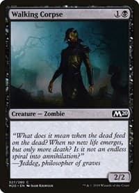 Walking Corpse - Core Set 2020 - Magic: The Gathering card