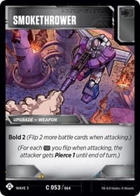 Smokethrower - War for Cybertron: Siege I - Transformers TCG card