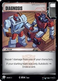 Diagnosis - War for Cybertron: Siege I - Transformers TCG card