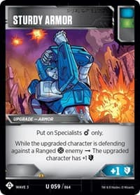 Sturdy Armor - War for Cybertron: Siege I - Transformers TCG card