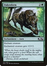 Oakenform - Core Set 2020 - Magic: The Gathering card