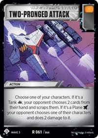 Two-Pronged Attack - War for Cybertron: Siege I - Transformers TCG card