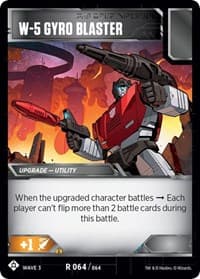W-5 Gyro Blaster - War for Cybertron: Siege I - Transformers TCG card