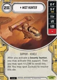 Mist Hunter (Card Only) - Spark of Hope - Star Wars: Destiny card