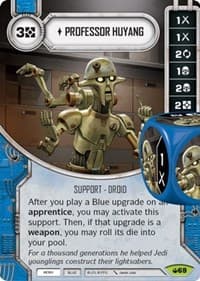 Professor Huyang - Spark of Hope - Star Wars: Destiny card