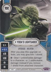 Yoda's Lightsaber - Spark of Hope - Star Wars: Destiny card
