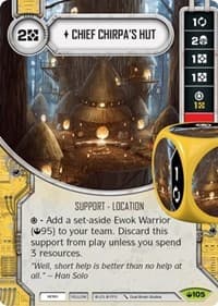 Chief Chirpa's Hut - Spark of Hope - Star Wars: Destiny card