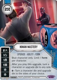 Niman Mastery - Spark of Hope - Star Wars: Destiny card