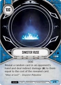 Sinister Ruse - Spark of Hope - Star Wars: Destiny card