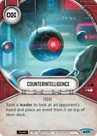 Counterintelligence - Spark of Hope - Star Wars: Destiny card