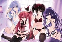 Bushiroad Rubber Mat Collection Vol.349: Fujimi Fantasia Bunko - Date A Live - Tohka, Kotori, Kurumi, & Miku - Bushiroad Playmats - Playmats card