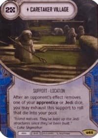 Caretaker Village - Spark of Hope - Star Wars: Destiny card