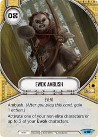 Ewok Ambush - Spark of Hope - Star Wars: Destiny card