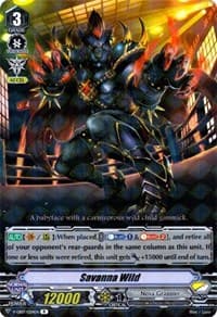 Savanna Wild - V-EB07: The Heroic Evolution - Cardfight Vanguard card
